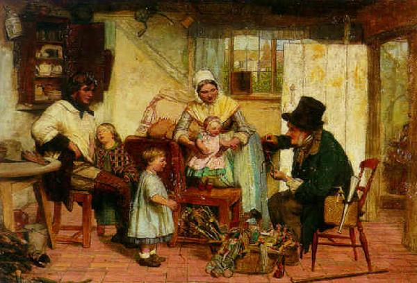 David Henry Friston The Toy Seller Sweden oil painting art